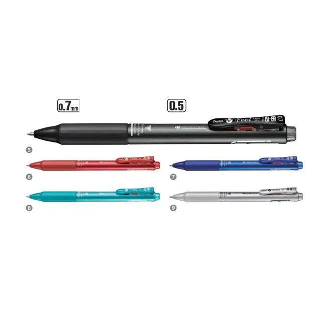 (Pre-Order) PENTEL Vicuna Feel Multifunctional Pen 2-color ballpoint pen   mechanical pencil 0.5mm 0.7mm BXWB355M  BXWB375M