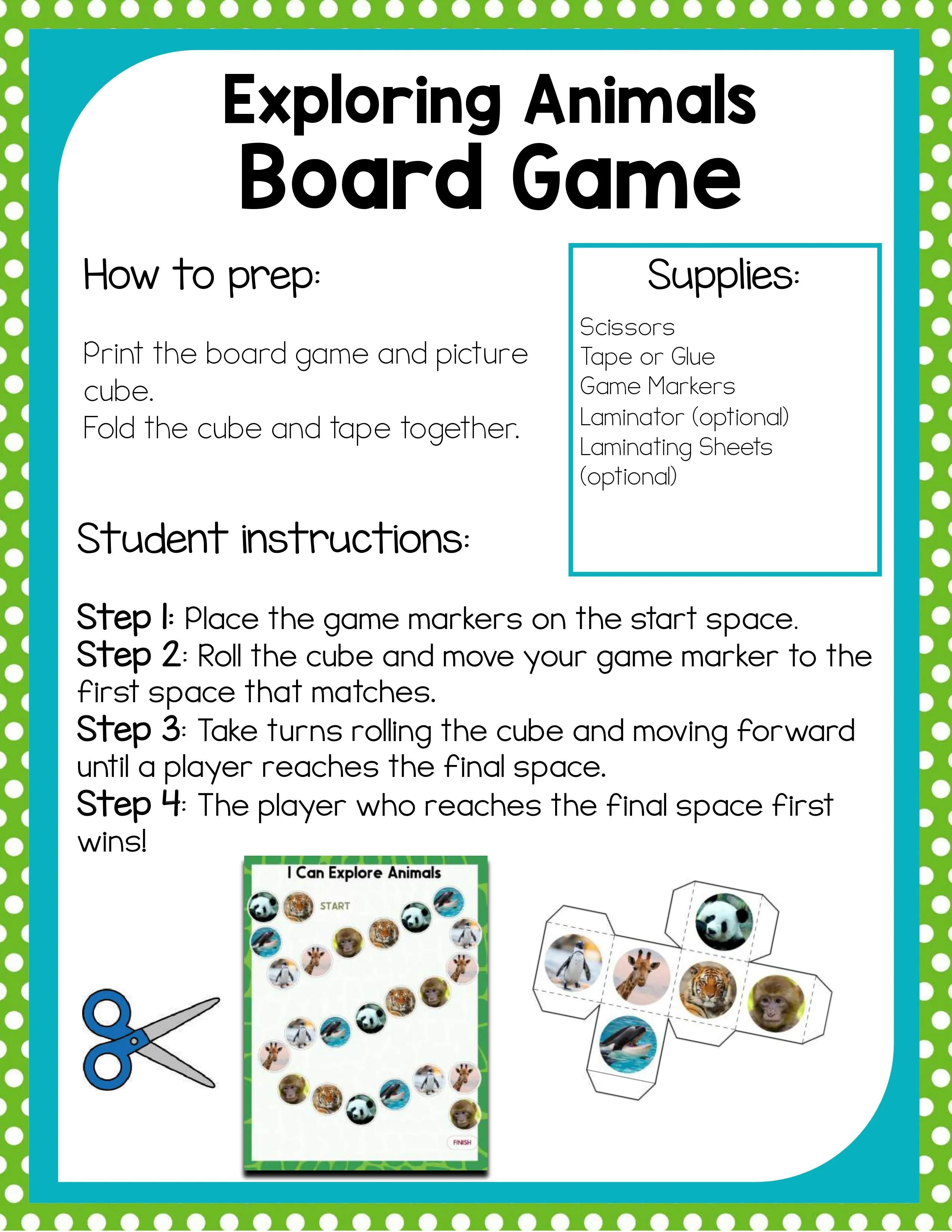 Preschool Animal Theme Activities