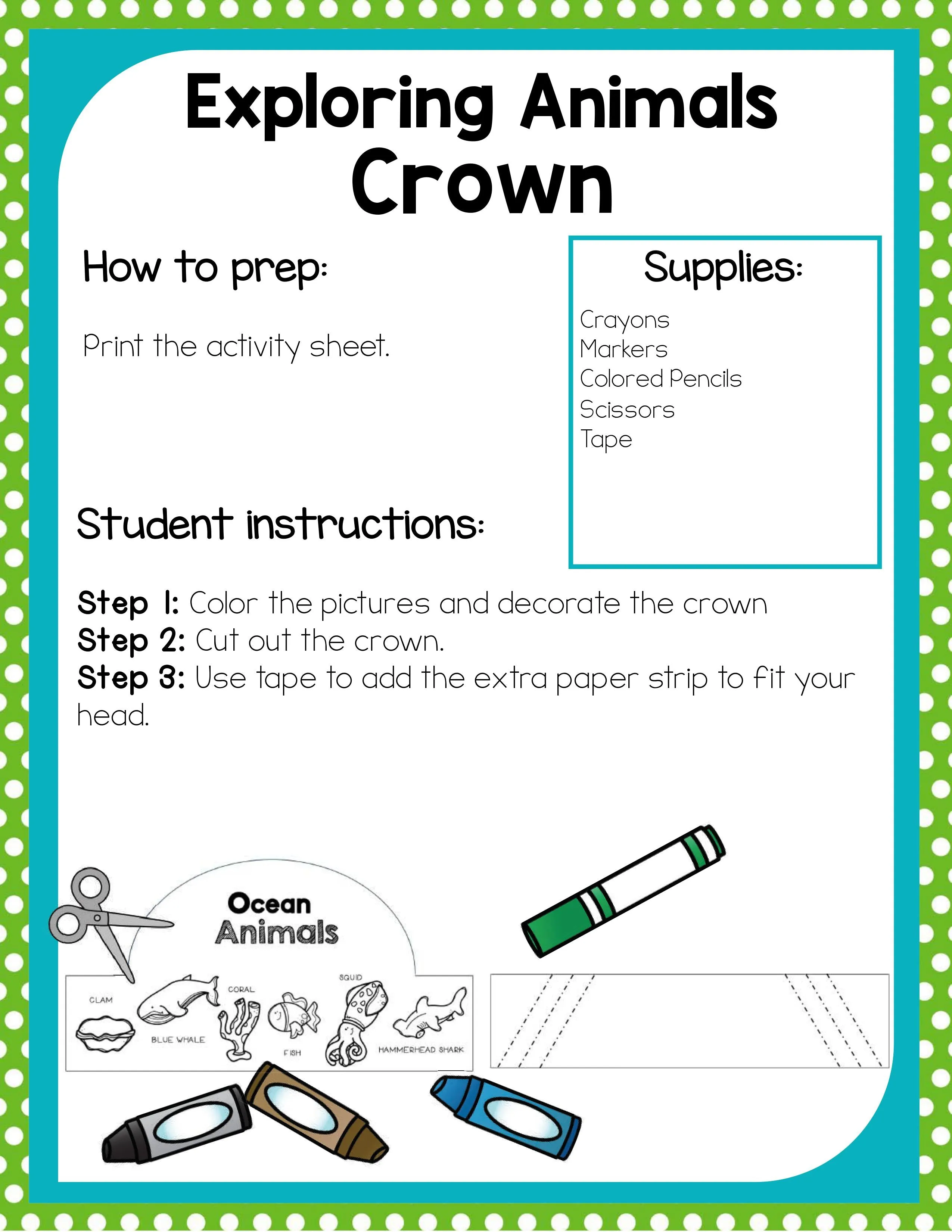 Preschool Animal Theme Activities
