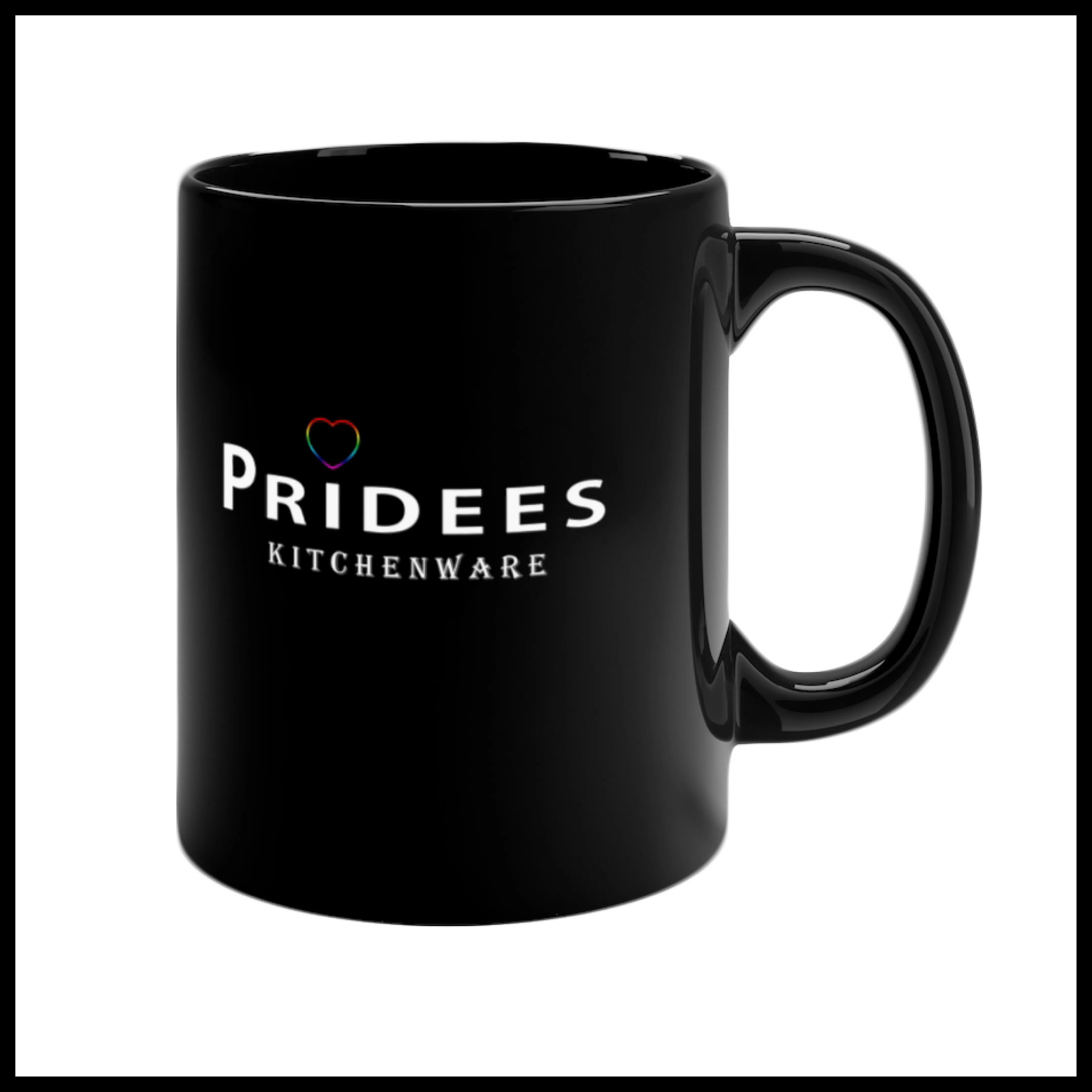 Pridees Black Kitchenware Mug