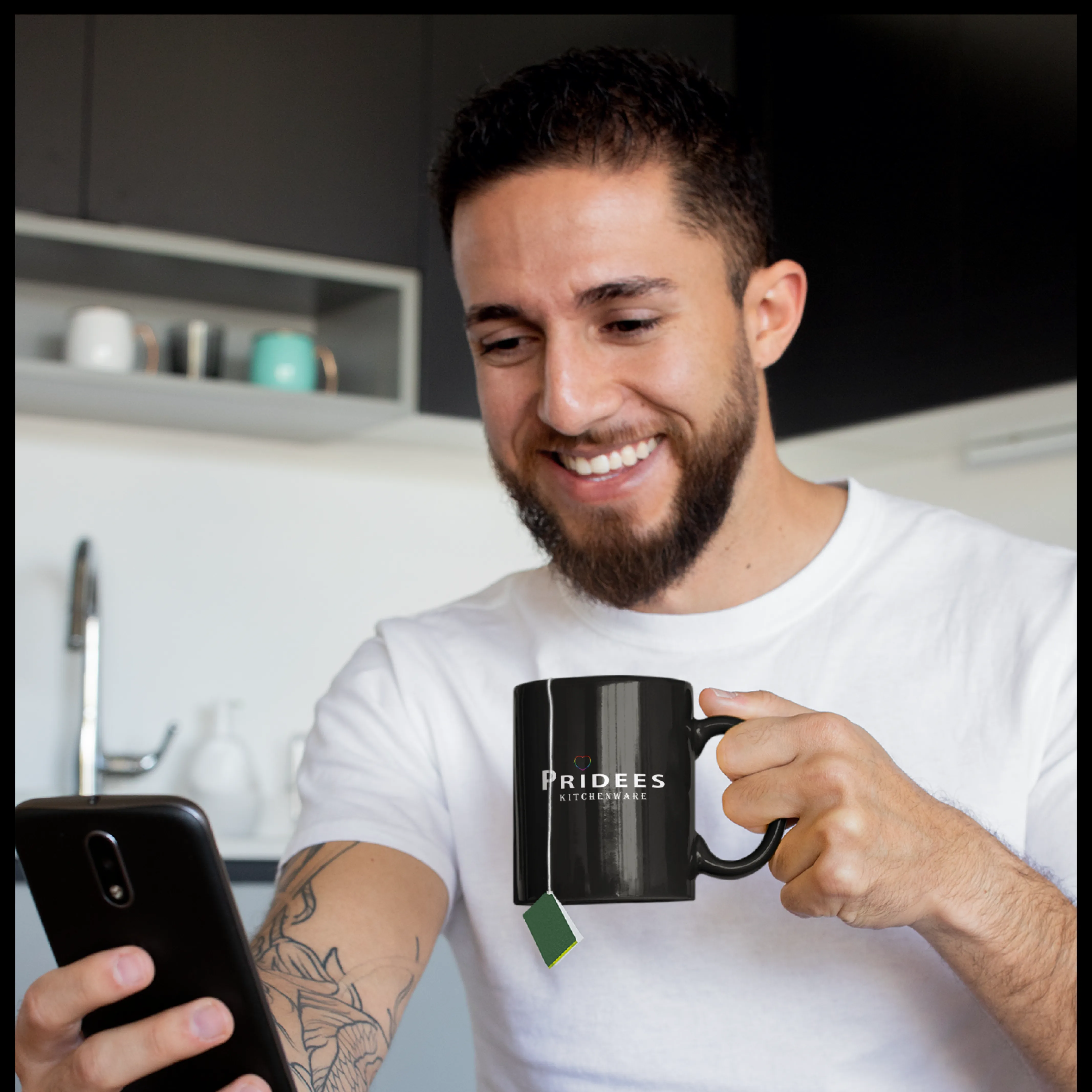 Pridees Black Kitchenware Mug
