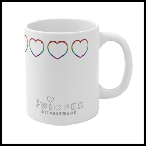 Pridees Heart Top Kitchenware Mug