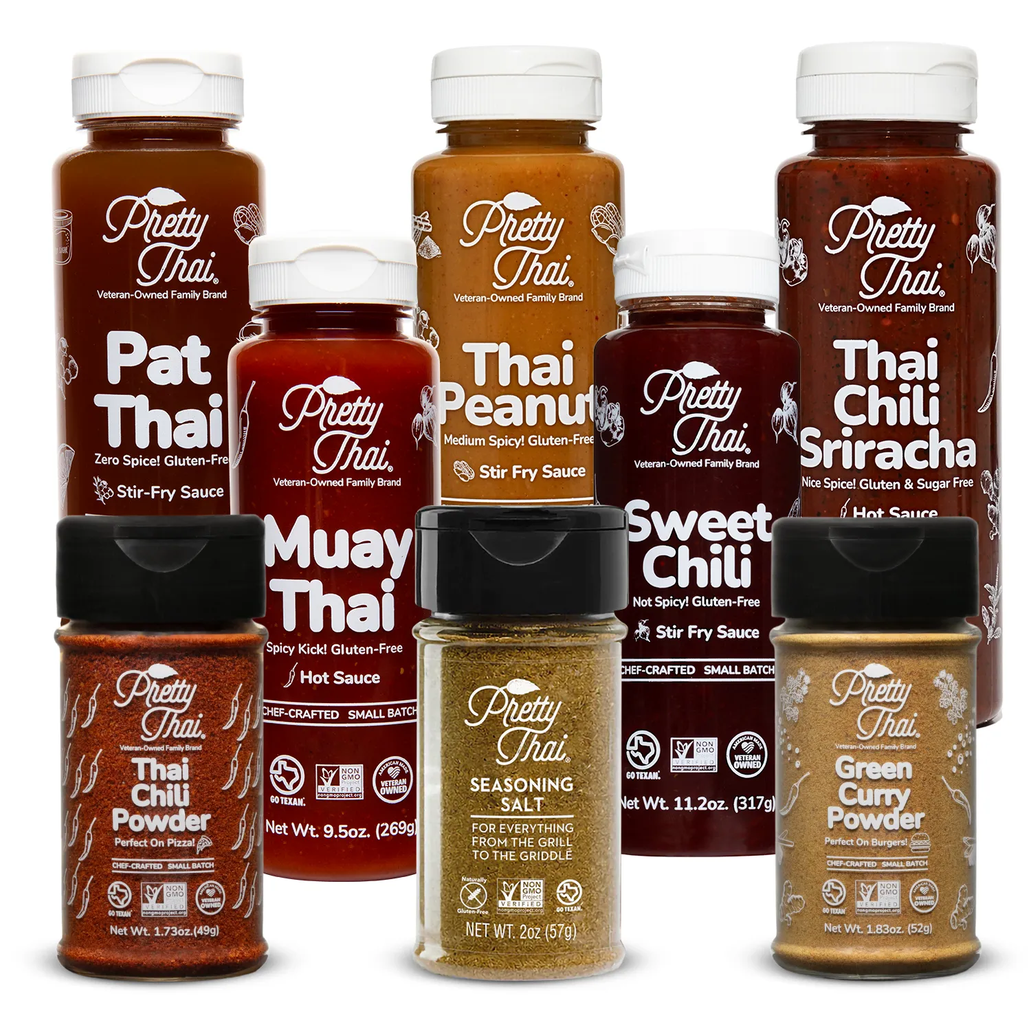 Sauces   Seasoning 8 Pack