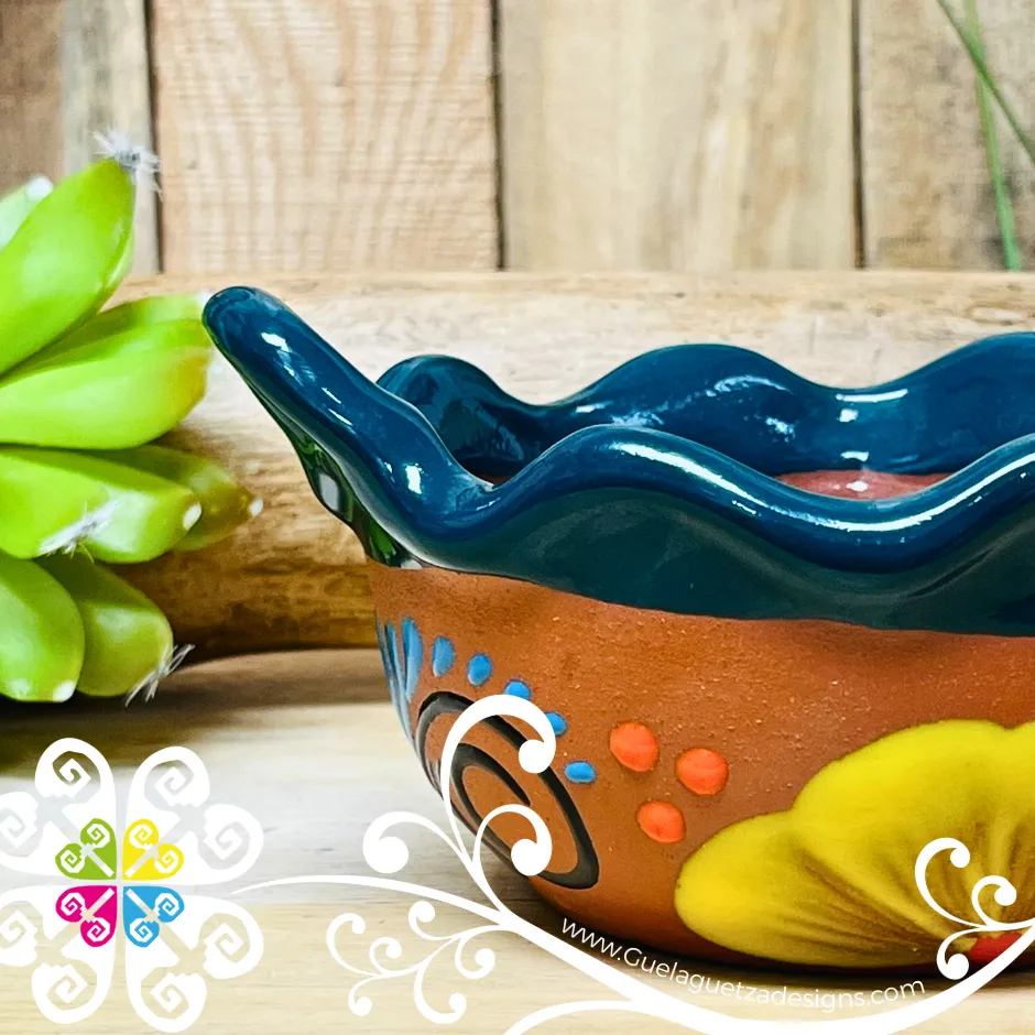 Set of 4 Natural Small Cazuelita Clay Bowl