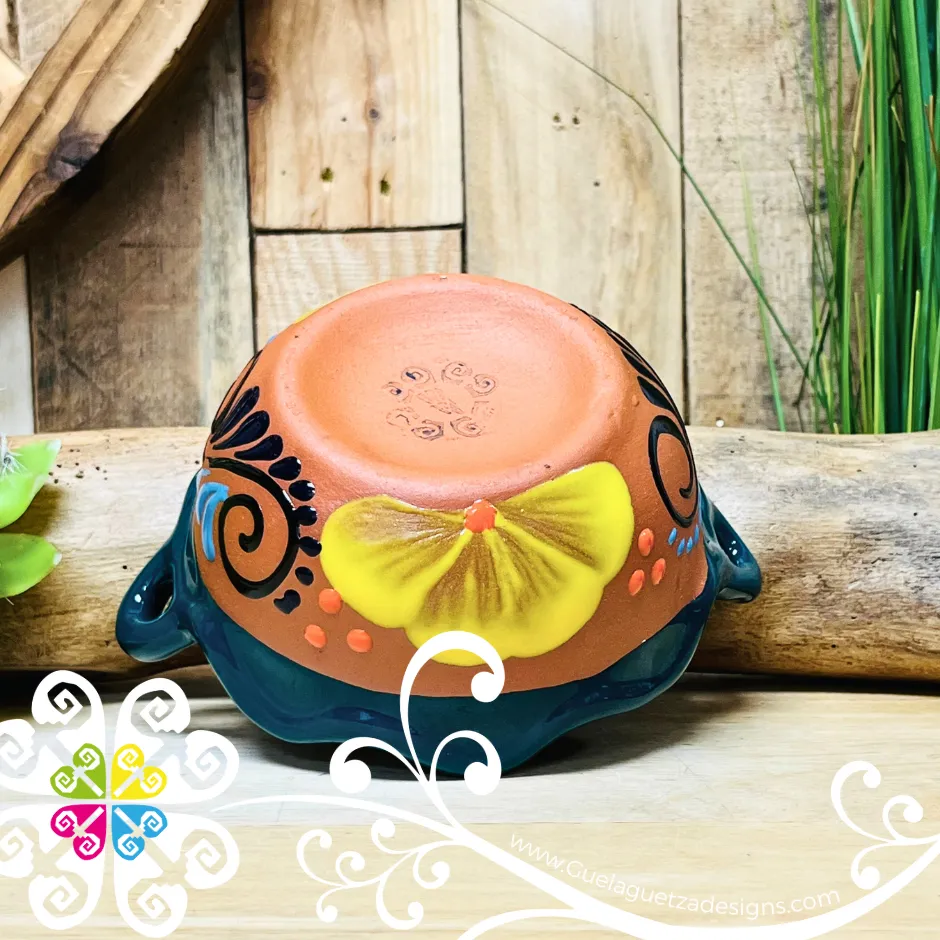Set of 4 Natural Small Cazuelita Clay Bowl