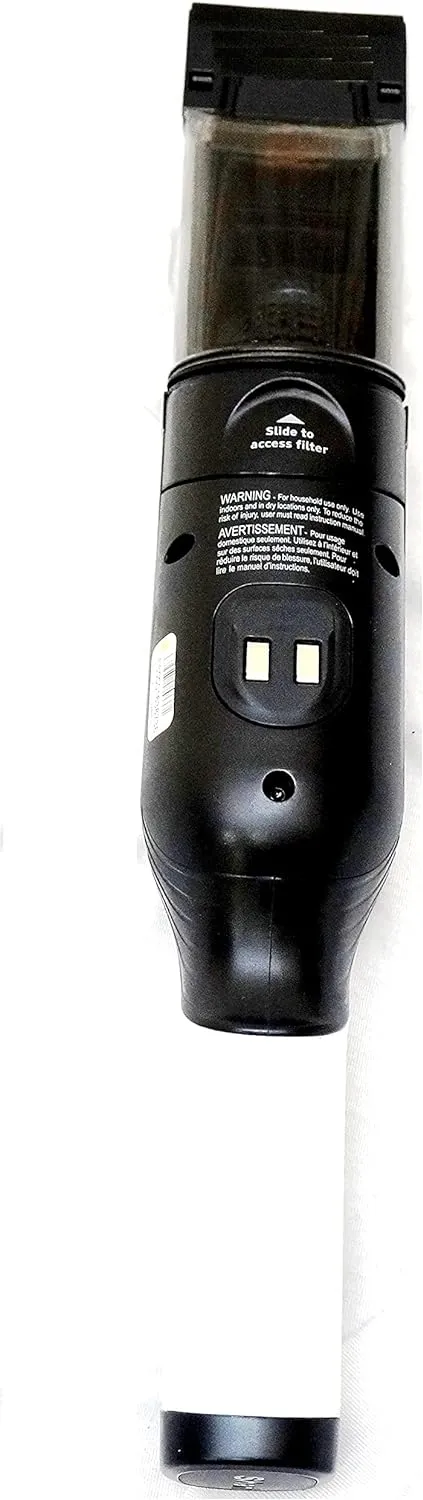Shark WV201 WANDVAC Handheld Vacuum Lightweight at 1.4 Pounds with Powerful Suction, Charging Dock, Single Touch Empty and Detachable Dust Cup (WV201QWHT White)