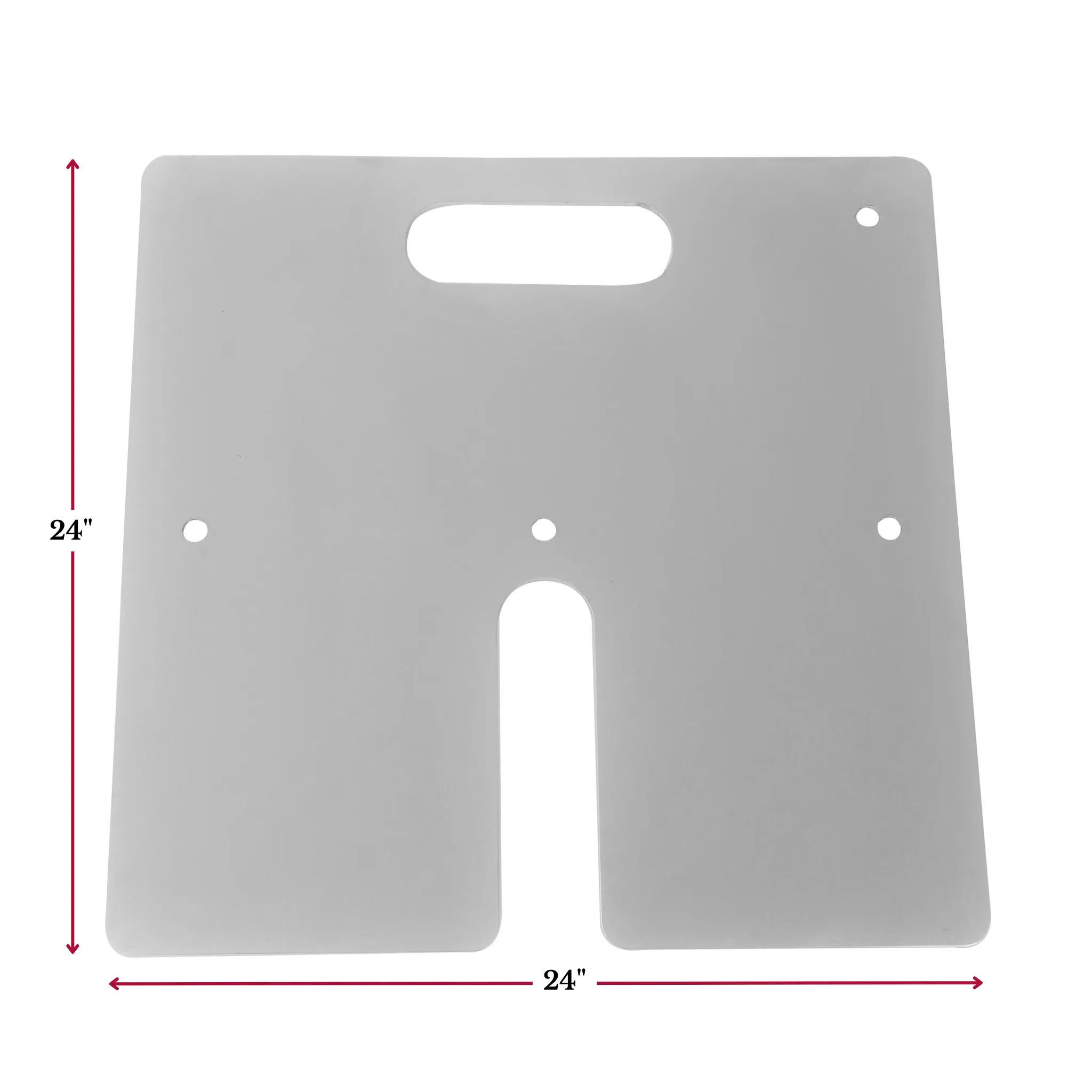 Slip Fit Base Stand 24" x 24" (2pcs/set) - Silver