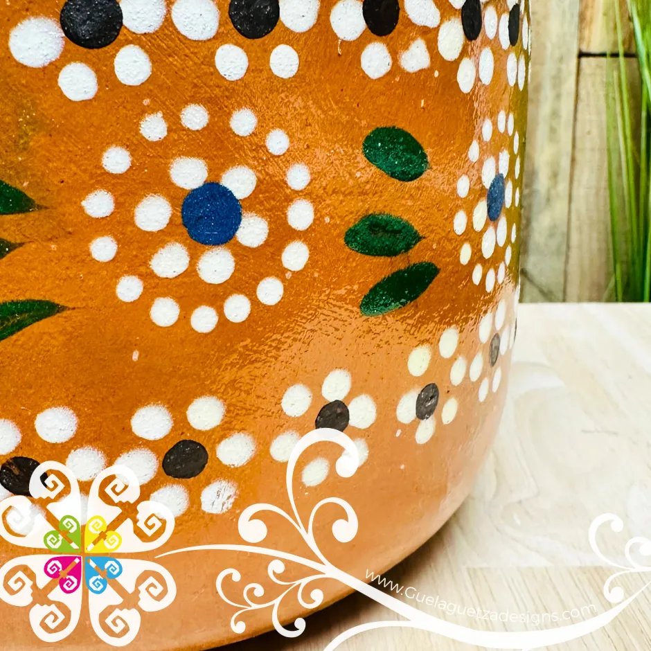 Small Capula Sencillo Olla de Barro Con Tapa - Capula Sencillo Clay Kitchen