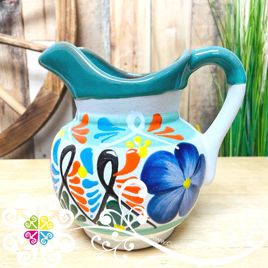 Small Engobe Clay Pitcher - Jarro