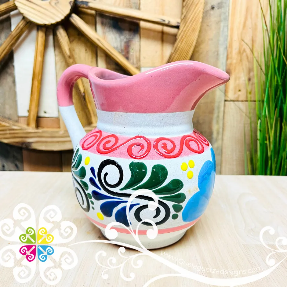 Small Engobe Clay Pitcher - Jarro