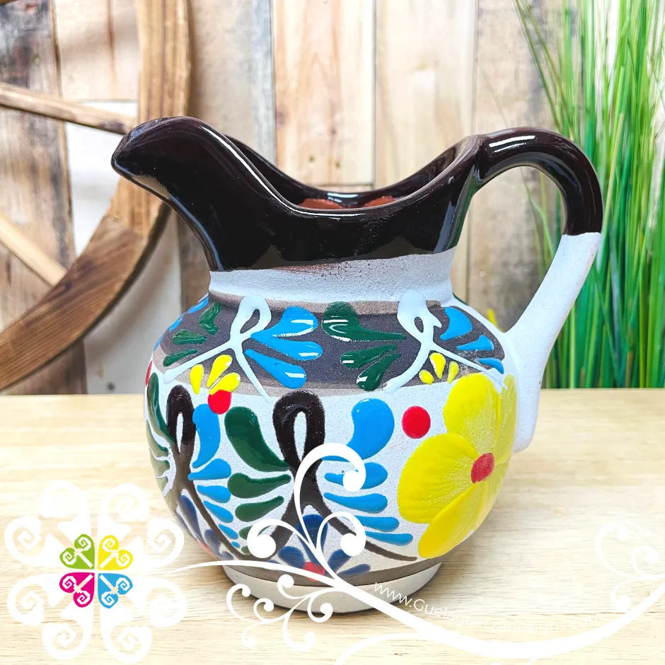 Small Engobe Clay Pitcher - Jarro