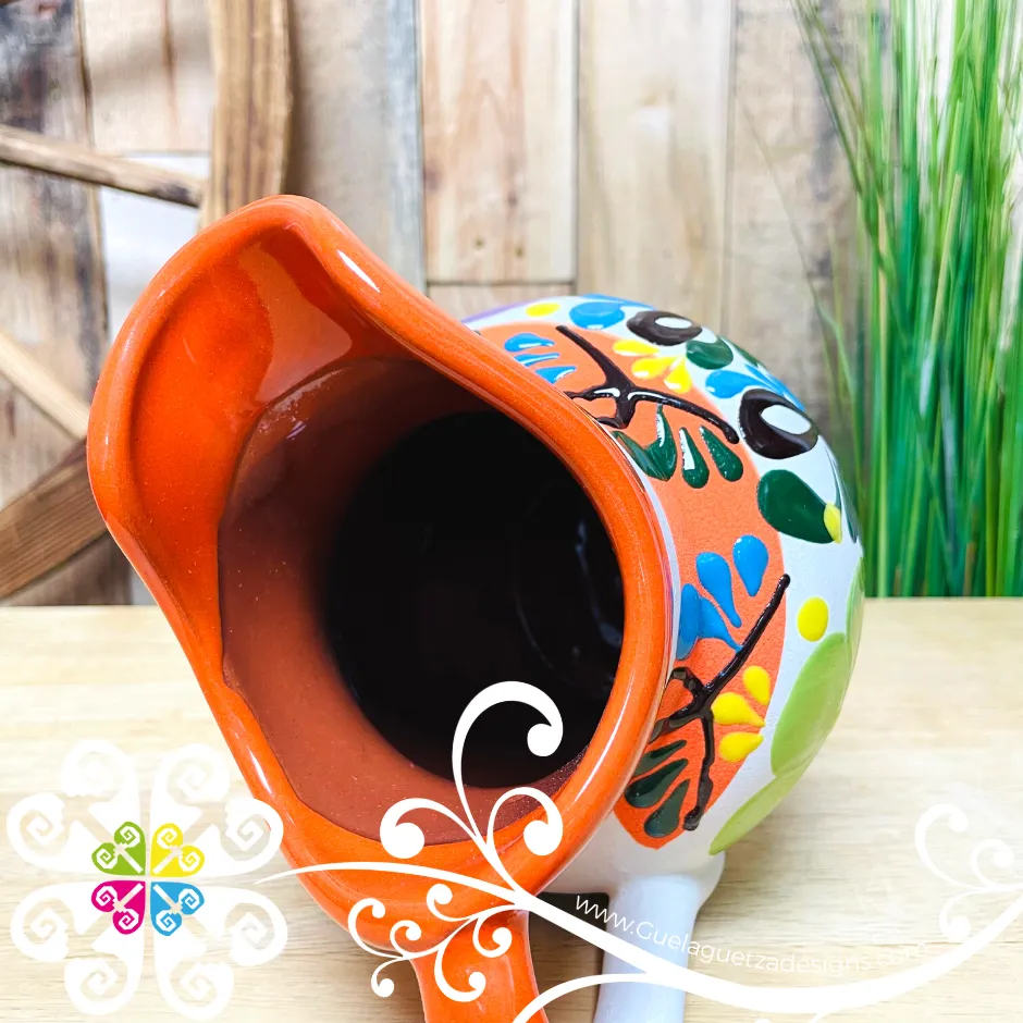 Small Engobe Clay Pitcher - Jarro
