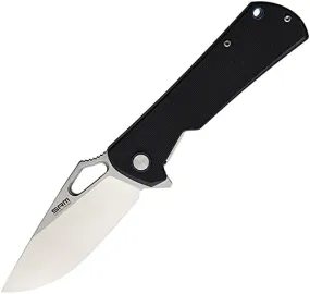 SRM 1168 Folding Knife 3.39in D2 Steel Blade w/ Black G10 Scales