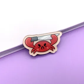 Stabby Crabby Fridge Magnet
