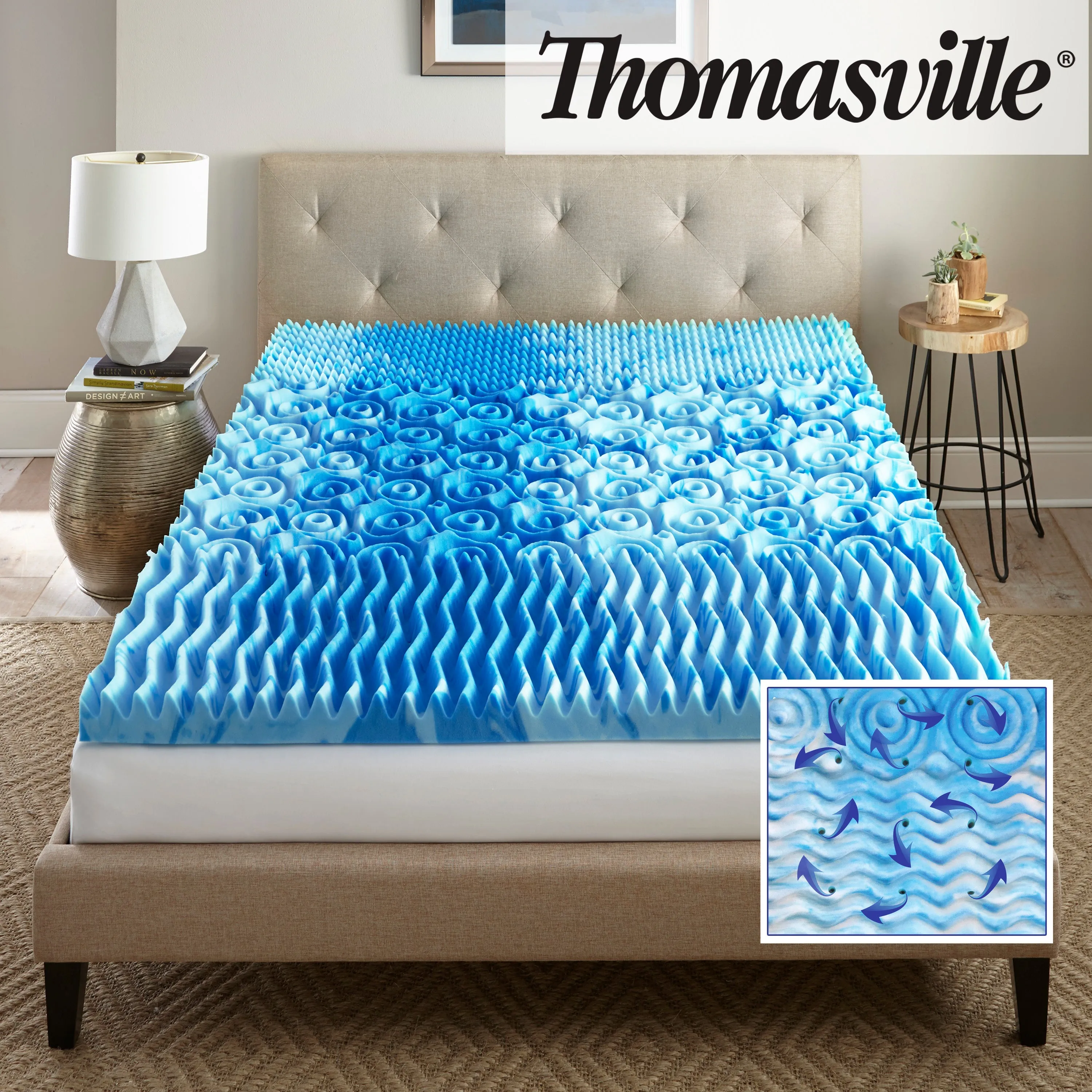 Thomasville® 3" Gellux® Mattress Topper
