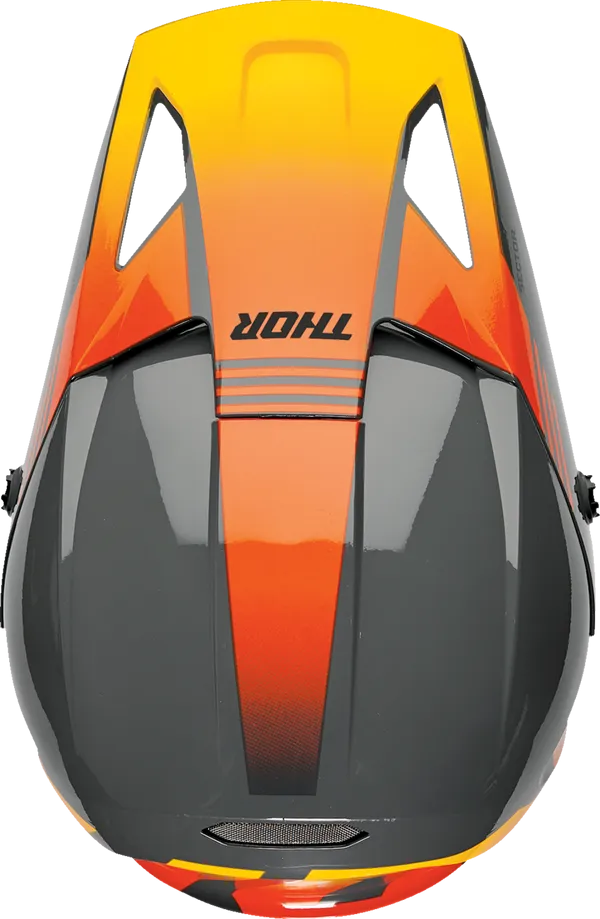 Thor Sector 2 Carve Charcoal Orange Helmet