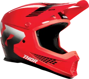 Thor Sector 2 Carve Red White Helmet