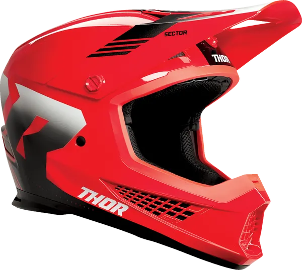 Thor Sector 2 Carve Red White Helmet