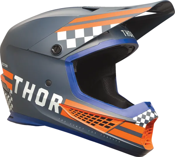 Thor Sector 2 Combat Midnight Orange Helmet