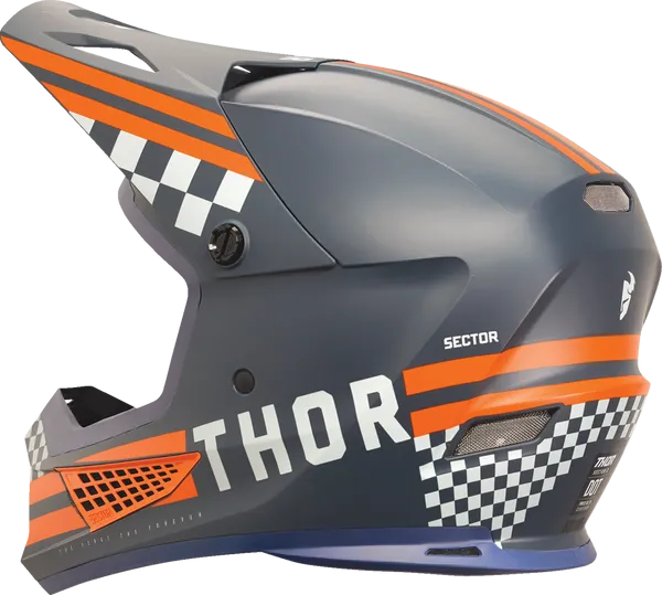 Thor Sector 2 Combat Midnight Orange Helmet
