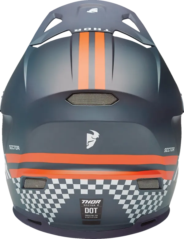 Thor Sector 2 Combat Midnight Orange Helmet