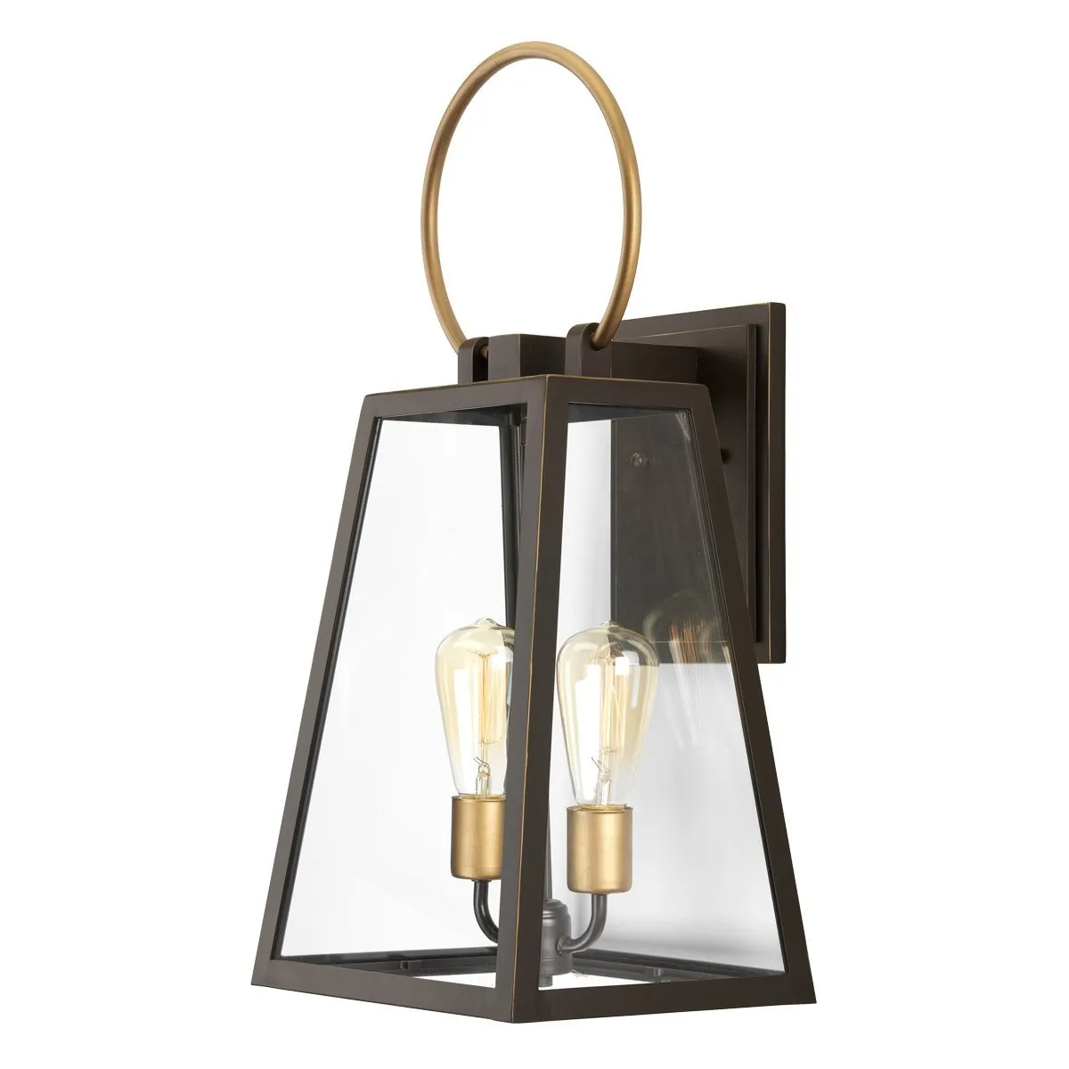 UHP1000 Modern Farmhouse Outdoor Wall Light, 23.625"H x 11.25"W, Olde Bronze Finish, Vicenza Collection