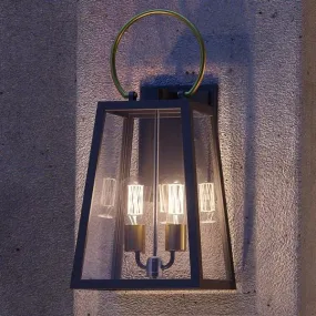 UHP1000 Modern Farmhouse Outdoor Wall Light, 23.625"H x 11.25"W, Olde Bronze Finish, Vicenza Collection
