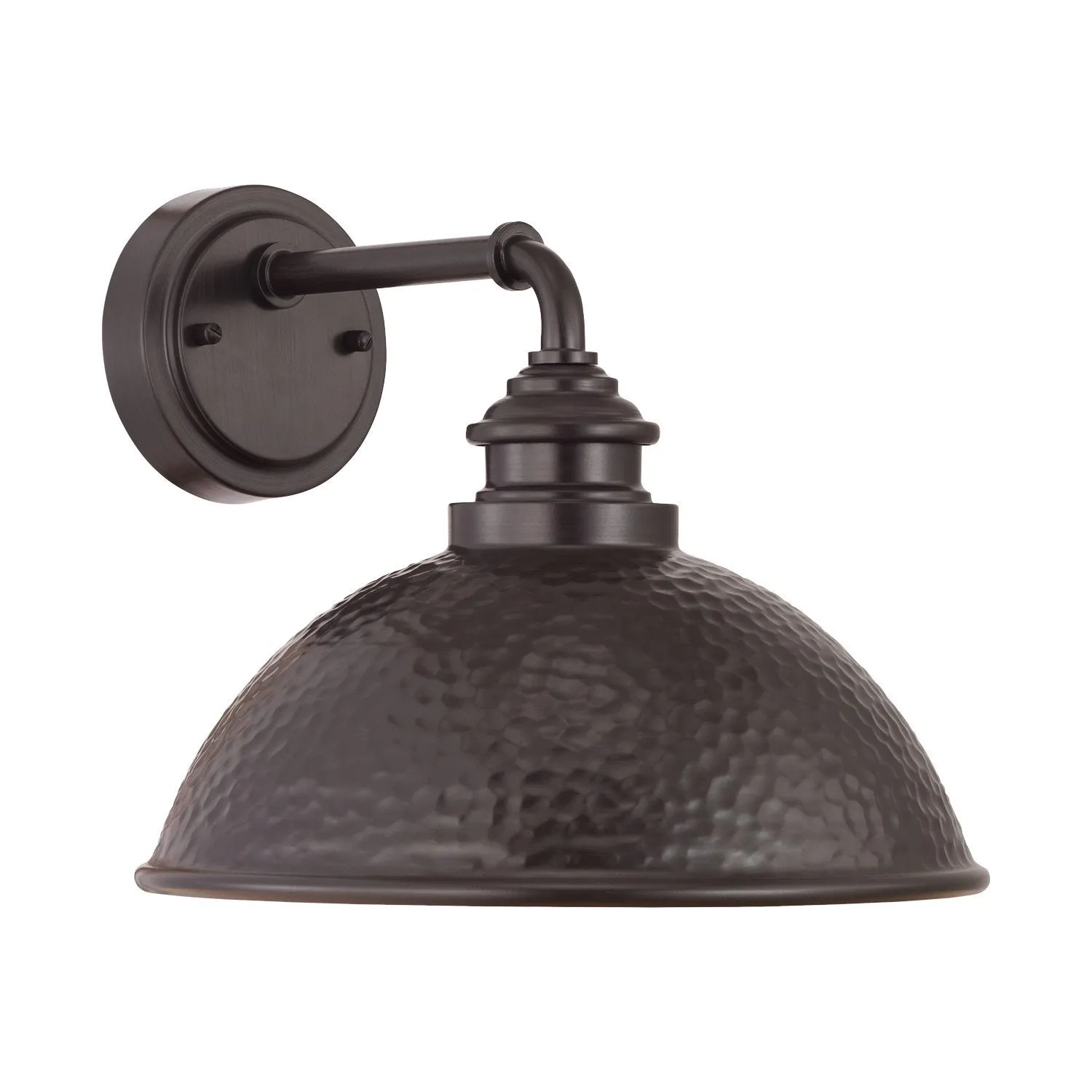 UHP1176 Hammered Outdoor Wall Light, 10-3/8" x 12", Olde Bronze Finish, Firenze Collection