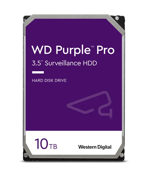WD Purple Pro 10TB Surveillance HDD 3.5" SATA 256MB Cache 7200RPM