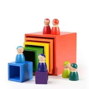 Wooden Stacking Boxes