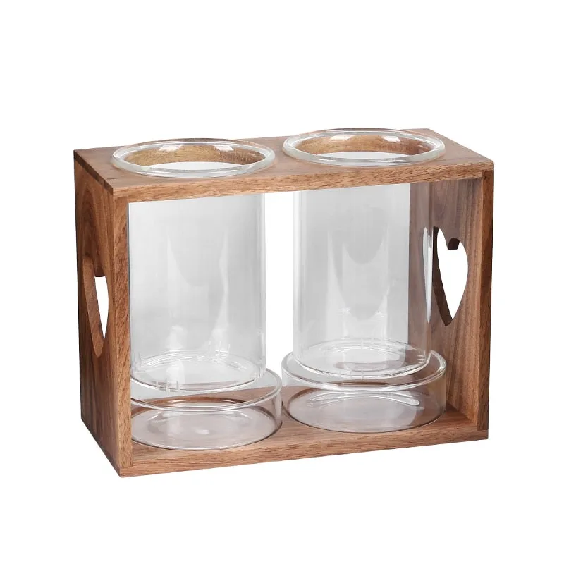 WOODEN UTENSILS HOLDER